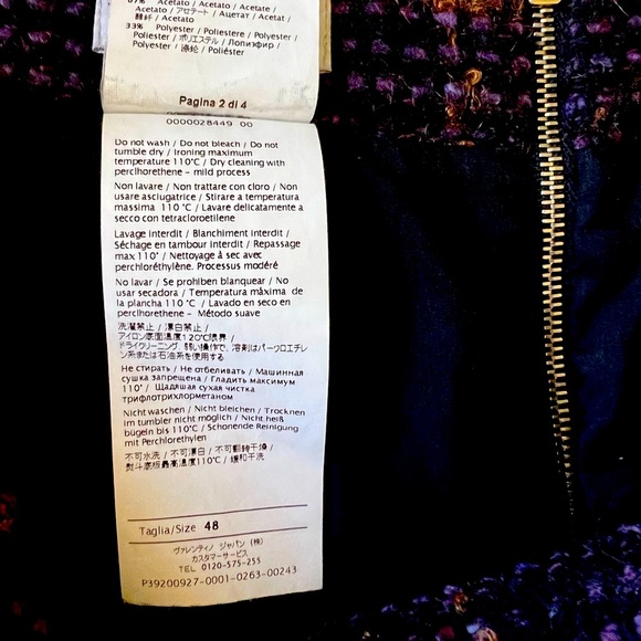 Red Valentino skirt with packets fully lined back zipper tweed 100% authentic - Picture 10 of 11